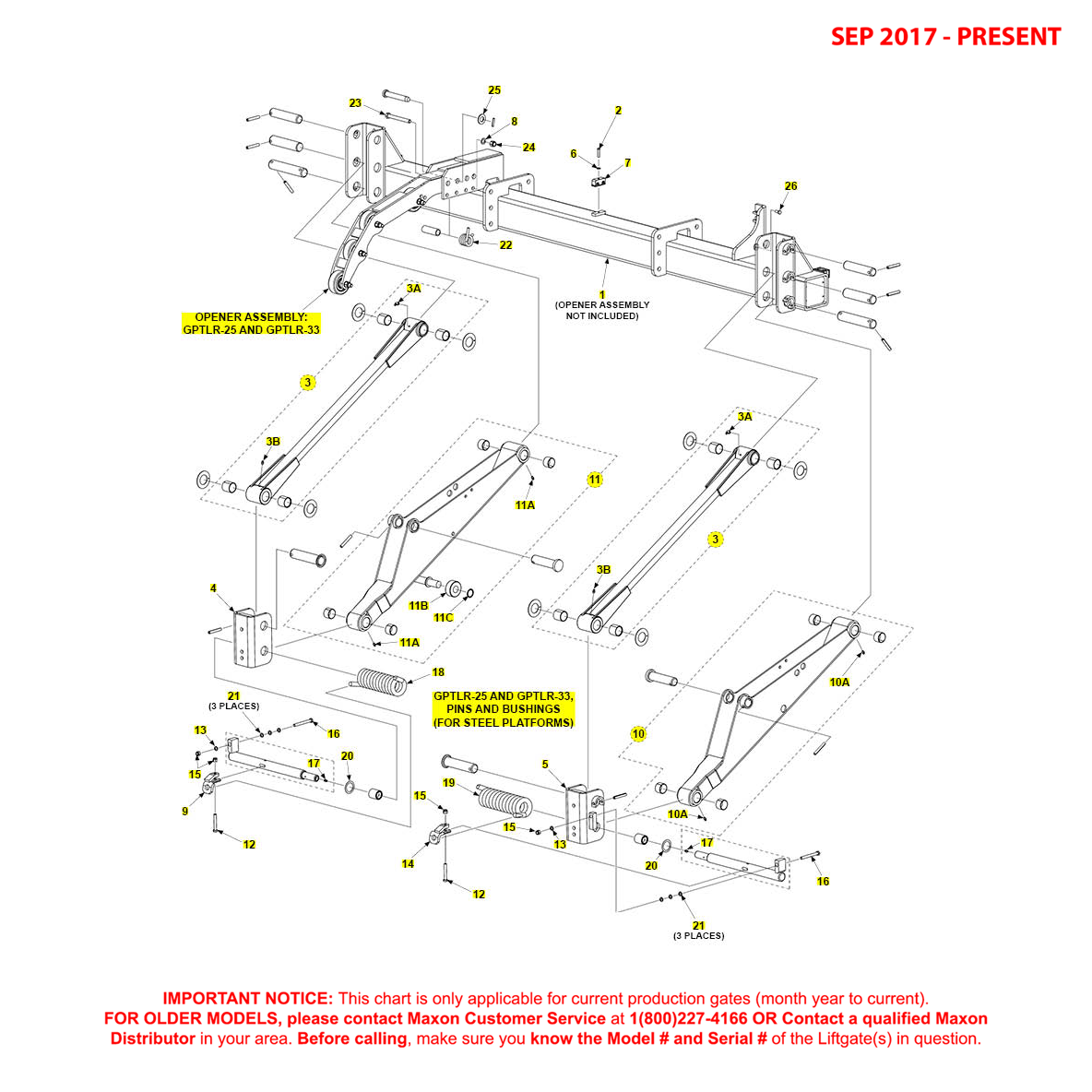 Maxon GPTLR-25 And GPTLR-33 (Sep 2017 - Present) Main Assembly For ...