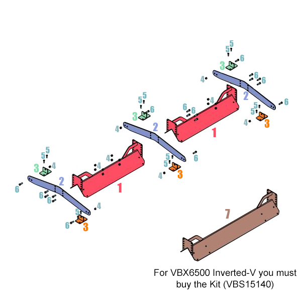 BOSS VBX8/9000 InvertedV Kit Diagram From